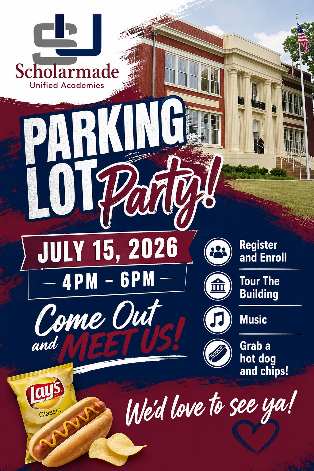 ScholarMade Parking Lot Party